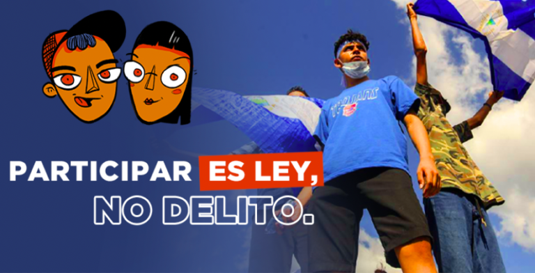 Participar es ley, no delito.